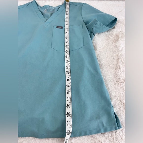 Figs Catarina One-Pocket Surgical Green Top Sz Small - Picture 7 of 7